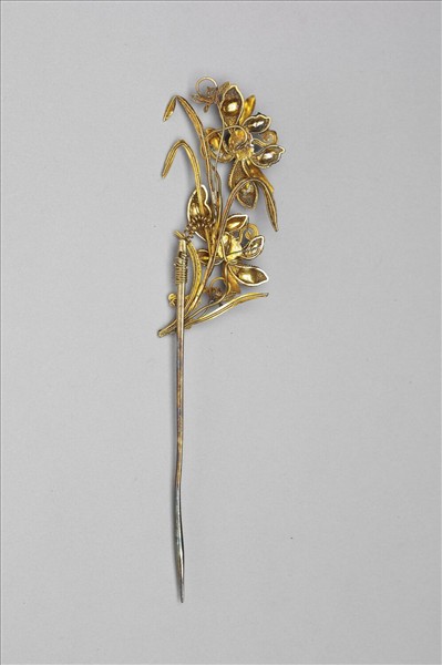 金纍絲蘭花簪