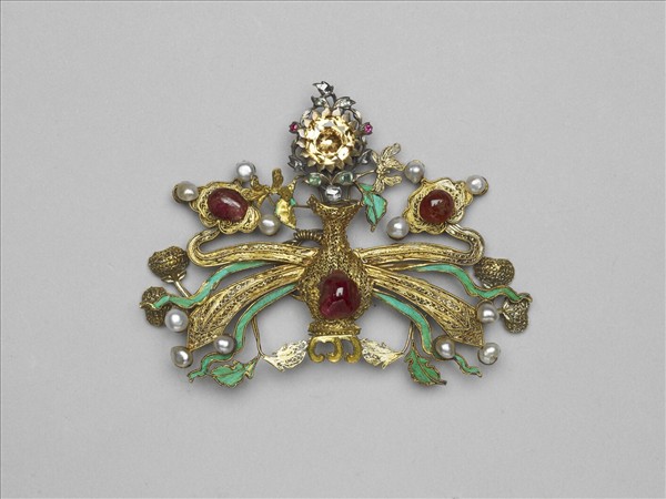 萬事如意西洋瓶花簪