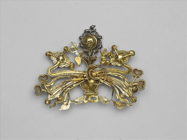 萬事如意西洋瓶花簪