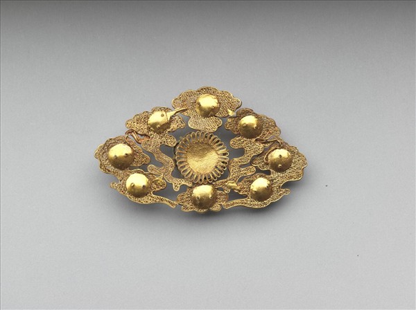 金纍絲五雲面簪