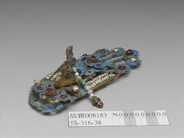 鳳吹牡丹鈿花 (一組十件)