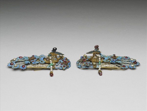 鳳吹牡丹鈿花 (一組十件)