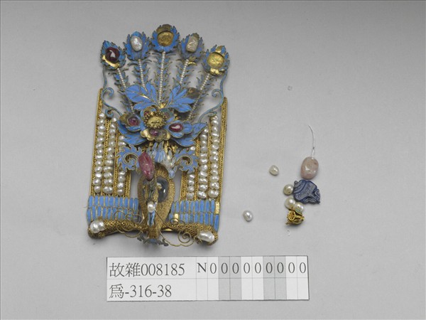 鳳吹牡丹鈿花 (一組十件)