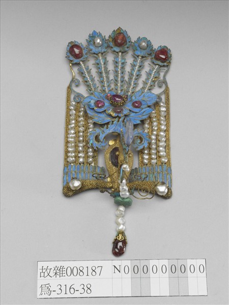 鳳吹牡丹鈿花 (一組十件)