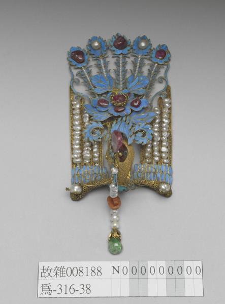 鳳吹牡丹鈿花 (一組十件)