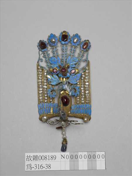 鳳吹牡丹鈿花 (一組十件)