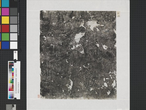 東漢山東金鄉朱鮪祠堂石刻畫像拓片（六）