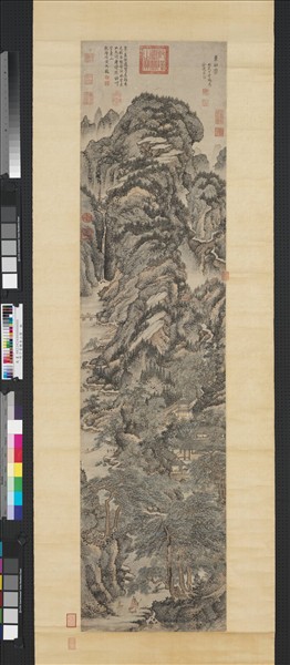 明丁雲鵬東山圖　軸