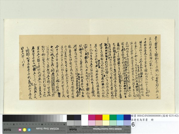 清康有為草書　冊