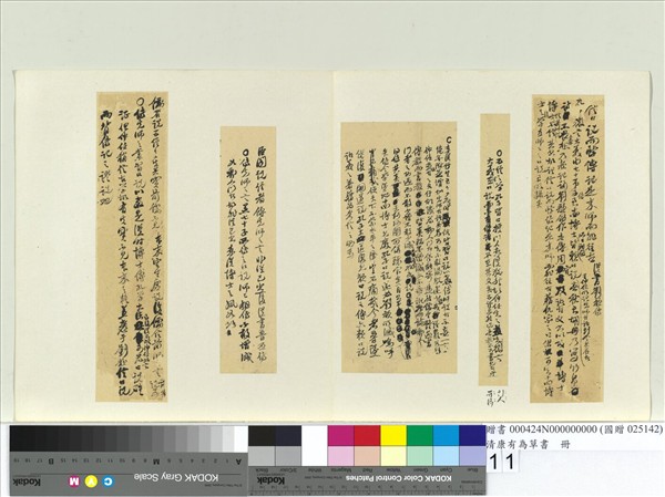 清康有為草書　冊