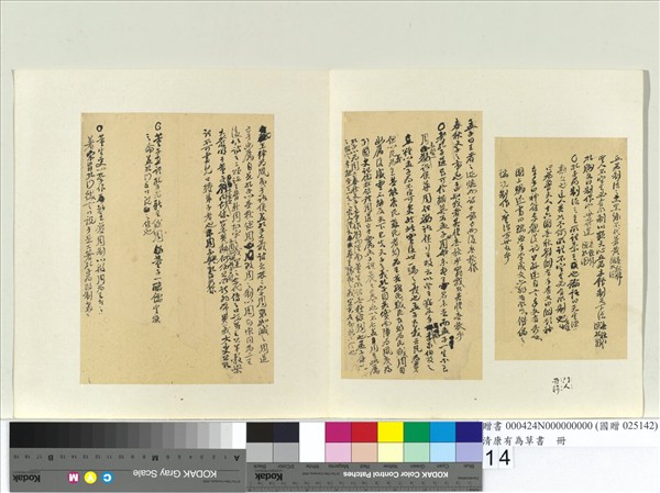 清康有為草書　冊