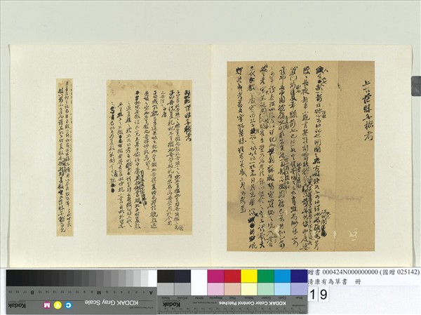 清康有為草書　冊