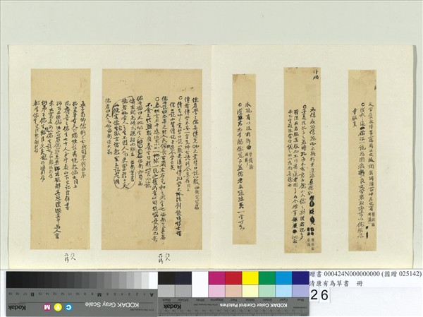 清康有為草書　冊