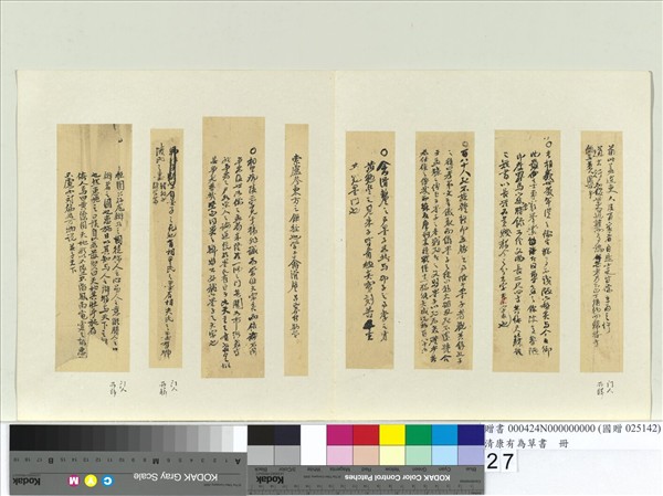 清康有為草書　冊