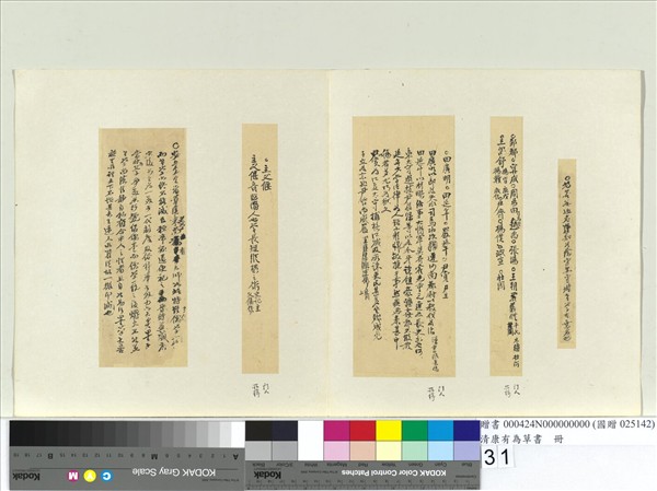 清康有為草書　冊