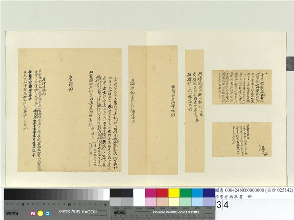 清康有為草書　冊