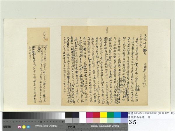 清康有為草書　冊