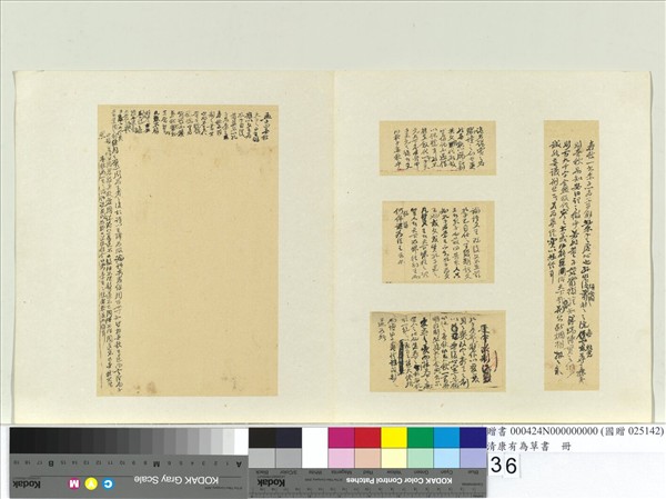 清康有為草書　冊