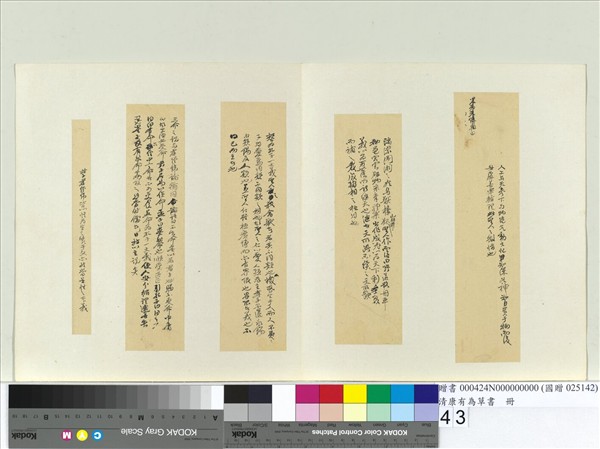 清康有為草書　冊