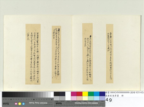 清康有為草書　冊