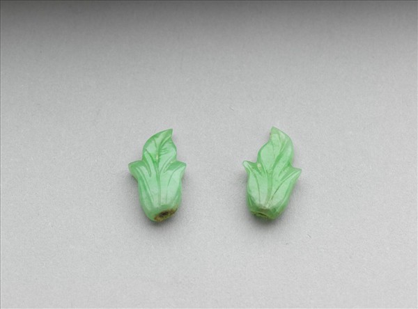 翠玉飾件（一對）