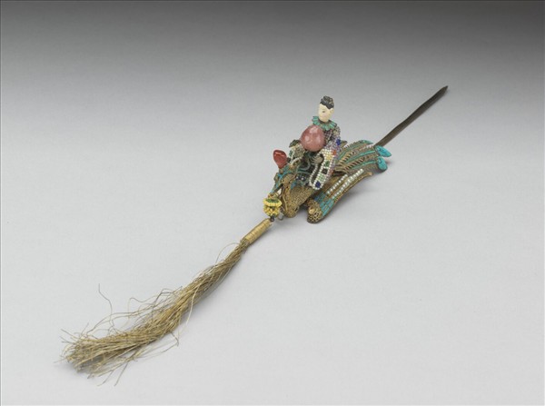 銀鍍金麻姑獻壽步搖