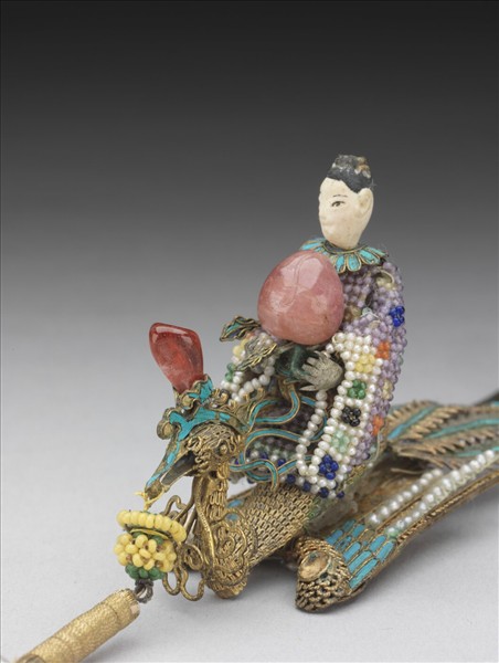 銀鍍金麻姑獻壽步搖