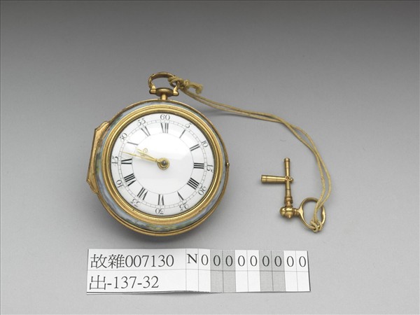 畫琺瑯西洋母子懷錶