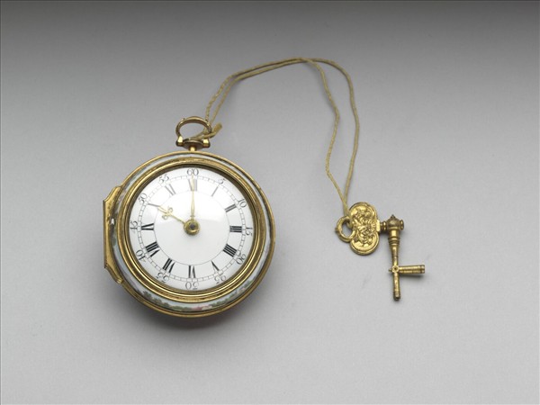 畫琺瑯西洋仕女懷錶