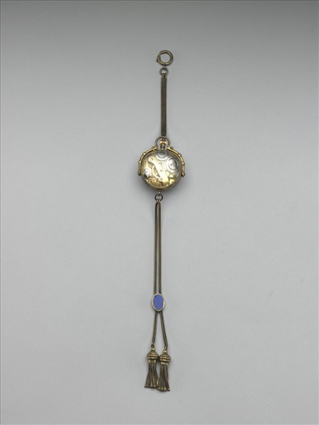 銅胎球形透明懷錶