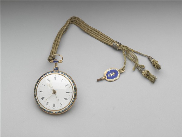 合金畫琺瑯西洋人物懷錶