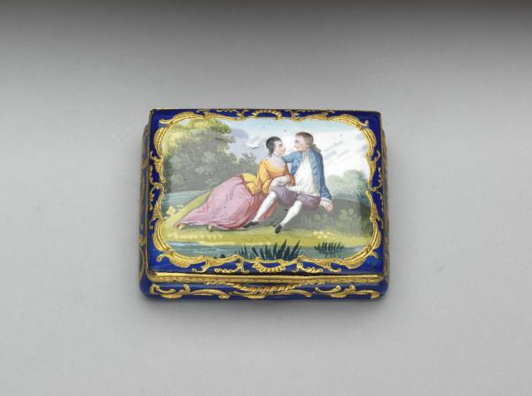 銅胎畫琺瑯鼻煙盒