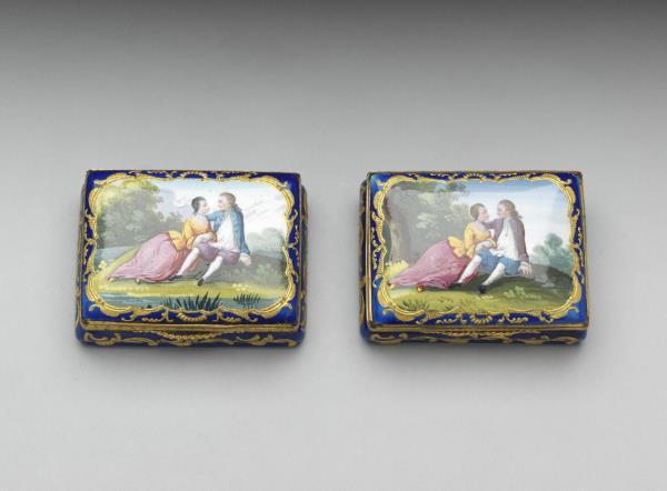 銅胎畫琺瑯鼻煙盒