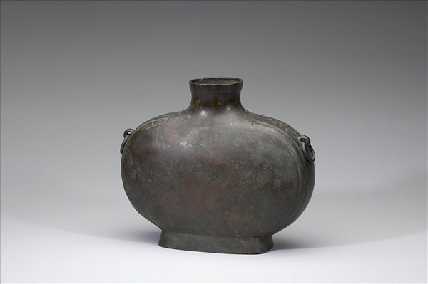獸環扁壺