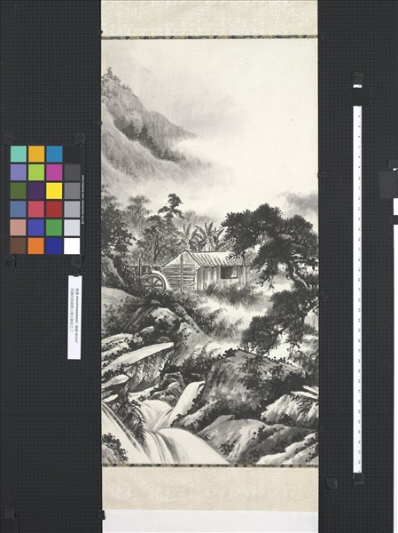 民國何漆園曹公潭五聯屏　軸