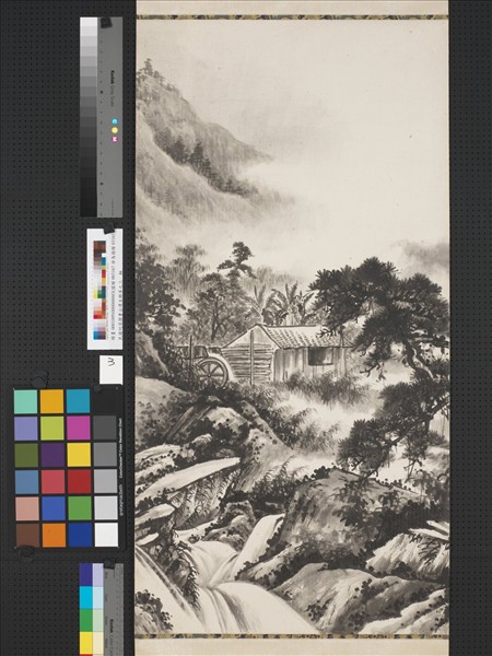 民國何漆園曹公潭五聯屏　軸