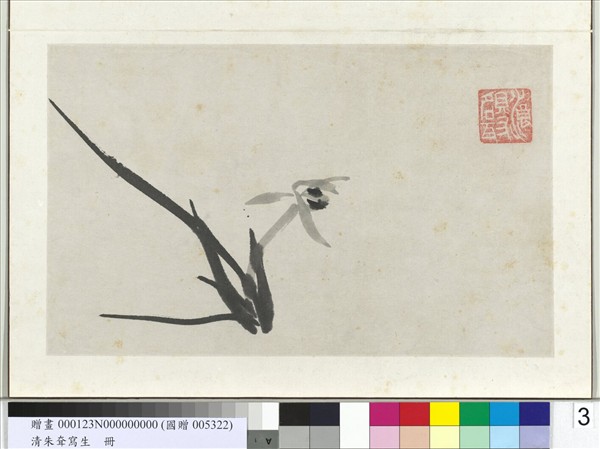 清朱耷寫生　冊　蘭