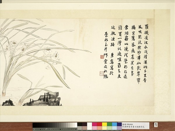 民國鄭曼青群仙圖　橫披