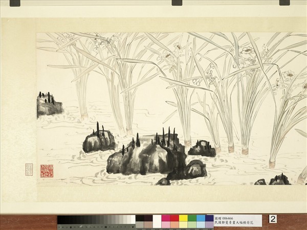 民國鄭曼青群仙圖　橫披