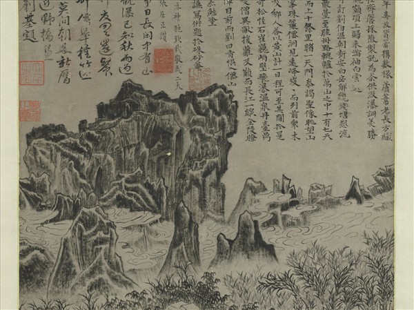 明冷謙硃砂庵圖　軸