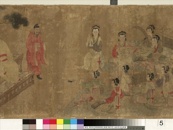 無款明皇按樂圖　卷