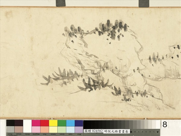 明倪元璐書畫　卷