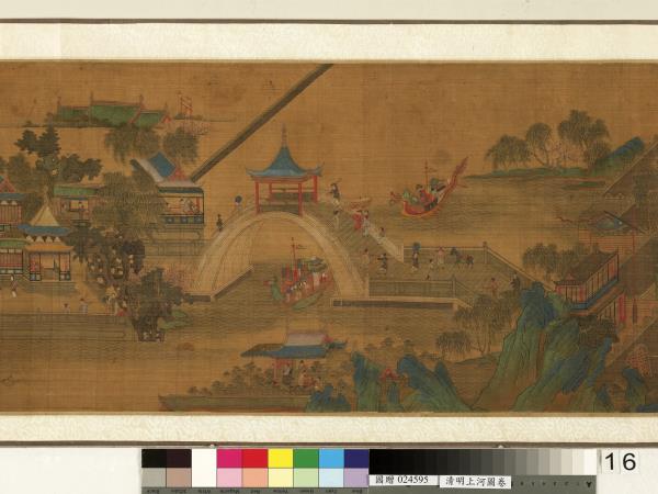 清人清明上河圖　卷