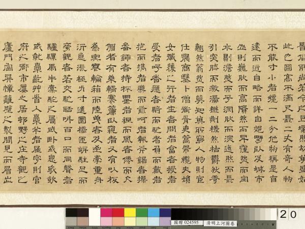 清人清明上河圖　卷