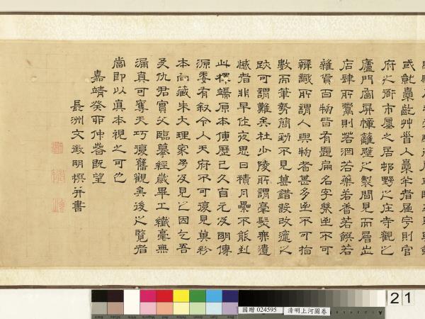 清人清明上河圖　卷