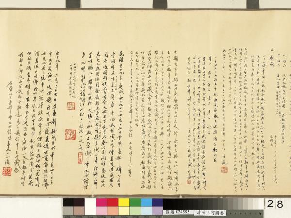 清人清明上河圖　卷