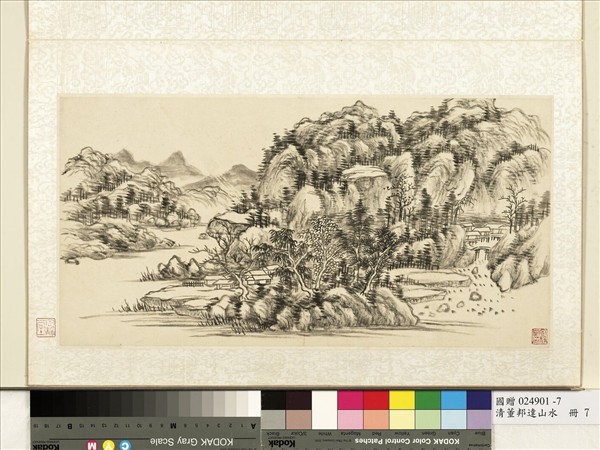 清董邦達山水　冊　林泉深榭