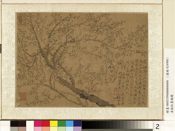 清錢杜墨梅圖　冊　梅花