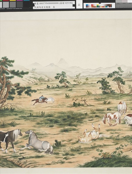 民國馬晉百駿圖　卷