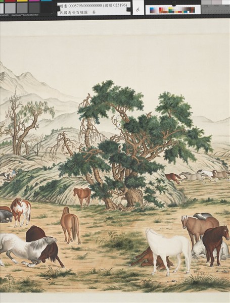 民國馬晉百駿圖　卷